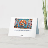 carte de voeux byzantine jesus (Dos)