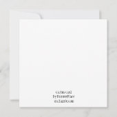 carte de vœux cactus poteau de clôture mexicain (Dos)