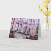 Carte de voeux Cafe Borgia (Fleur jaune)