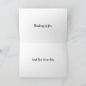 Carte de voeux California Surfer Girl Sunset Beach (Intérieur)