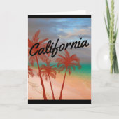 Carte de voeux Californie (Devant)