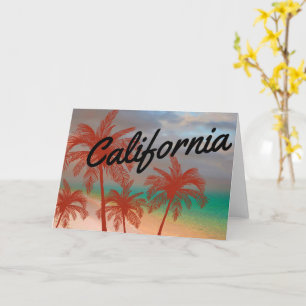 Carte de voeux Californie