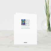 Carte de voeux Calla Lilies (Dos)