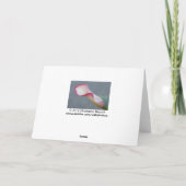 Carte de voeux Calla Lily (Dos)