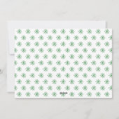 Carte de vœux calligraphiée pour les fêtes | Carte (Dos)