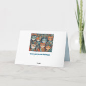 carte de voeux calmant chats (Dos)