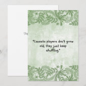 Carte de voeux Canasta (Devant / Derrière)