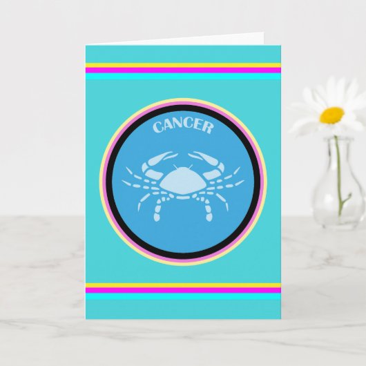 Carte de vœux Cancer (Petite plante)