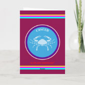 Carte de vœux Cancer (Dos)