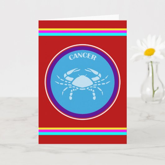 Carte de vœux Cancer (Petite plante)