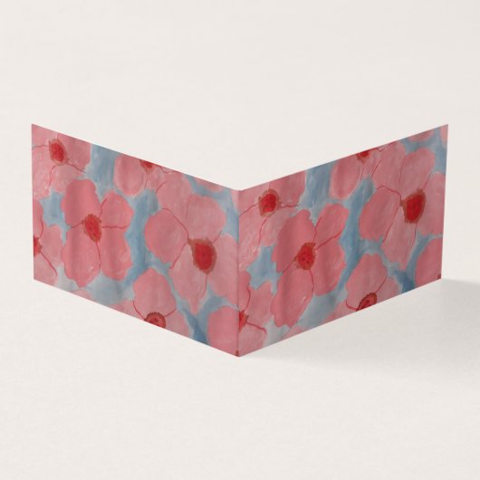 Carte de voeux Candy Pink Flowers (Outside)