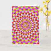 Carte de voeux Candy Rings (Fleur jaune)