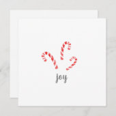 Carte de vœux Canes à l'aquarelle (Devant / Derrière)