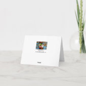 Carte de vœux Caneton colvert mignon (Dos)