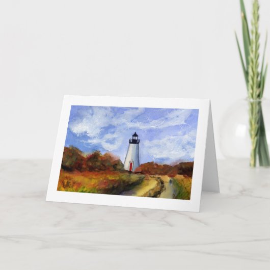 Carte de voeux Cape Pogue Lighthouse (Devant)