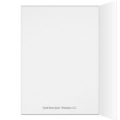 Carte de voeux Capitol Washington DC (Intérieur (Gauche))
