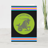 Carte de vœux Capricorne (Devant)