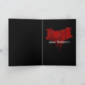 Carte de voeux cardiaque (Intérieur)