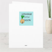 Carte de voeux Carnet de composition personnalisab (Dos)