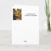 Carte de voeux - Carottes d'Héritage Aquarelle (Dos)