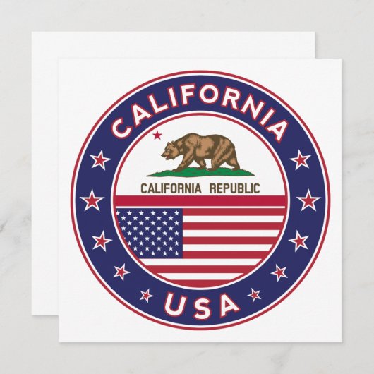 carte de voeux carrée (Devant / Derrière)