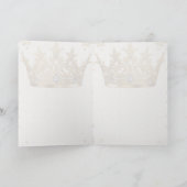 Carte de vœux/carte de note Couronne royale (Intérieur)