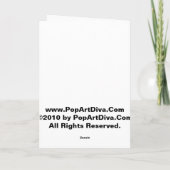 Carte de voeux, carte de note - Diapositive électr (Dos)