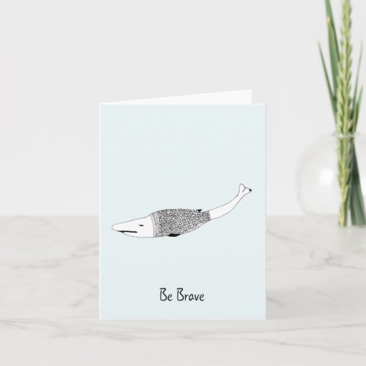 Carte de voeux Carte de voeux pour requin (Devant)