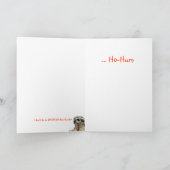 Carte de voeux Cartoon Sloth Holiday (Intérieur)