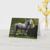 Carte de voeux "Caspian & Ses Chats" (Fleur jaune)