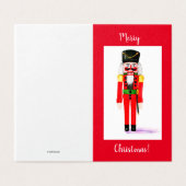 Carte de vœux Casse-Noisette (Outside Unfolded)