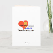 Carte de vœux Castors Amour à jamais (Dos)