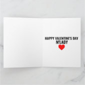 Carte de voeux CAT RENAISSANCE MAN VALENTINE'S DAY (Intérieur)