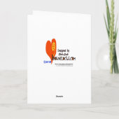 Carte de voeux Cave Woman Seamstress Customisez-La (Dos)