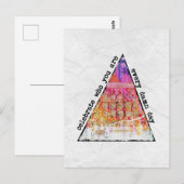 Carte de vœux Célébrez qui vous êtes (Devant / Derrière)