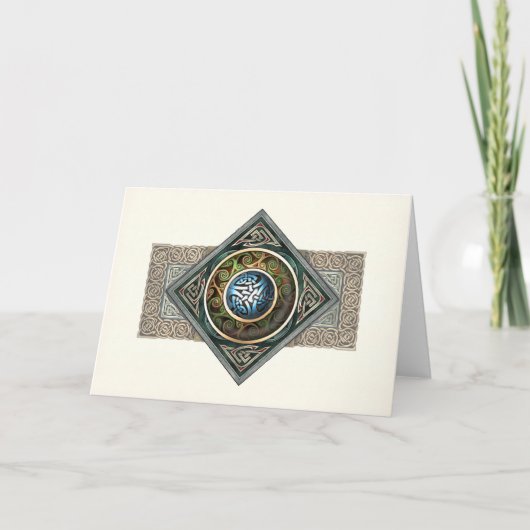 Carte de voeux Celtic Knotwork Design (Devant)