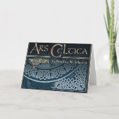 Carte de voeux celtique de Gryphons d'art (Dos)