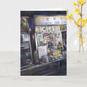 Carte de voeux Cenosillicaphia Singapore (Fleur jaune)