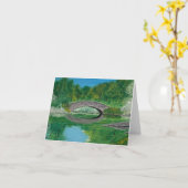 Carte de voeux Central Park (Fleur jaune)