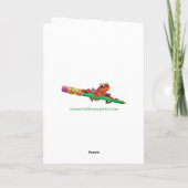 Carte de vœux Champignons Magiques (Dos)