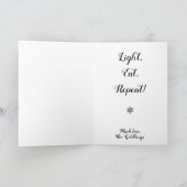 Carte de voeux "Chanukah est tellement Funukkah" (Intérieur)