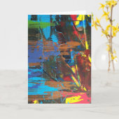 Carte de voeux Chaos (Fleur jaune)