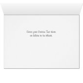 Carte de voeux Charleston Harbour (Intérieur Horizontal (Bas))