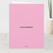 CARTE DE VOEUX CHAT DE PÂQUES (Dos)