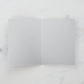 Carte de vœux Chat Griffonnage Gris (Intérieur)