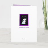 carte de voeux chaton et papillons (Dos)