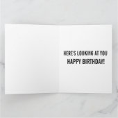 CARTE DE VOEUX CHATON GINGEMBRE ANNIVERSAIRE (Intérieur)