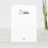 Carte de vœux "Chauds souhaits d'hiver" (Dos)