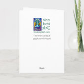 Carte de voeux Cheery Witch (Dos)