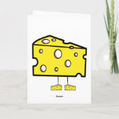 Carte de voeux Cheesy Joyeux anniversaire (Dos)